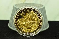 925 Silver Franklin Mint Art Round History Of Mankind Dante The Divine Comedy