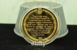 925 Silver Franklin Mint Art Round History Of Mankind Dante The Divine Comedy