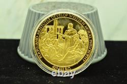 925 Silver Franklin Mint Art Round History Of Mankind Plato And Aristotle