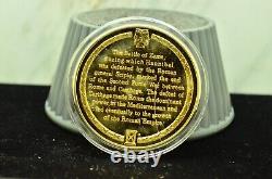 925 Silver Franklin Mint Art Round History Of Mankind Rome Triumph Over Carthage