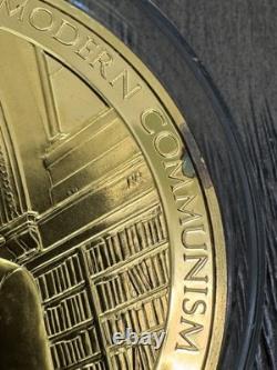 925 Silver Franklin Mint Art Round Karl Marx Foundation For Modern Communism