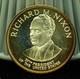 925 Silver Franklin Mint Art Round Presidential Treasury Richard M Nixon