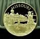 925 Silver Franklin Mint Art Round State Of Missouri