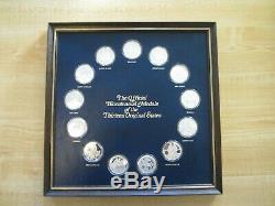 925 Silver Franklin Mint Official Bicentennial Medals Of The 13 Original States