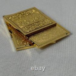 925 Sterling Silver Gold Plate Franklin Mint Stamps Christopher Columbus 39.35G