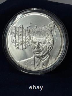 925 Sterling Silver Round Franklin Mint 1977 Human Rights Issue 31G
