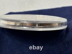 925 Sterling Silver Round Franklin Mint 1977 Yearbook Delayed Nobel Peace 31G