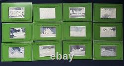 ALL 12 1974/5 Currier & Ives 2.78 oz. 999 Silver Franklin Mint Collection Bars