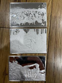 ALL 12 1974/5 Currier & Ives 2.78 oz. 999 Silver Franklin Mint Collection Bars