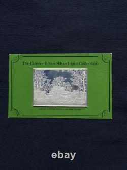 ALL 12 1974/5 Currier & Ives 2.78 oz. 999 Silver Franklin Mint Collection Bars