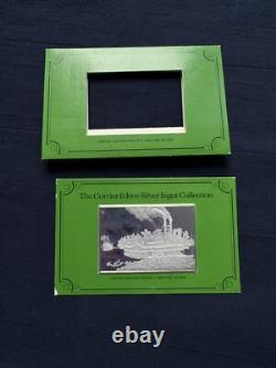 ALL 12 1974/5 Currier & Ives 2.78 oz. 999 Silver Franklin Mint Collection Bars