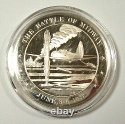ALL 5 WORLD WAR II 925 Franklin Mint American History Sterling Silver Medals