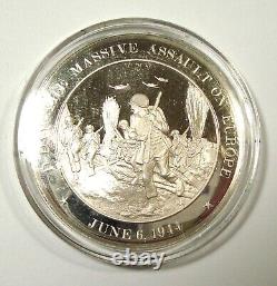 ALL 5 WORLD WAR II 925 Franklin Mint American History Sterling Silver Medals