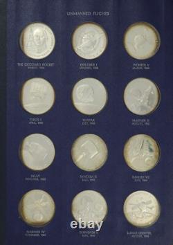AMERICA In SPACE Sterling Silver Coins 24 pc Collection The Franklin Mint