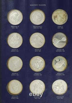 AMERICA In SPACE Sterling Silver Coins 24 pc Collection The Franklin Mint