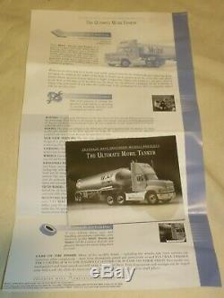 A Franklin mint of a scale model of a MACK CH600 Tractor, tanker trailer, boxed