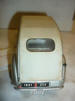 A Franklin mint scale model of a 1951 Citroen 2CV. Not in the original box