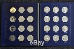 America In Space from the Franklin Mint Sterling Silver Coins Complete 24pc Set