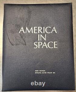 America in Space First Edition Sterling Silver 24 coins Complete 1970 Collection