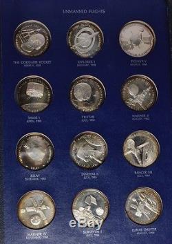 America in Space Sterling Silver Franklin Mint Art Medals Album
