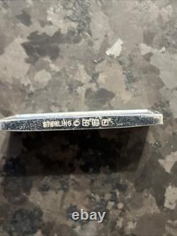 American Fighting 1893 GREAT WHITE FLEET New York Battleship Silver Bar. 925 American Fighting 1893 GREAT WHITE FLEET New York Battleship Silver Bar. 925