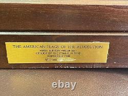 American Flags of The Revolution 64 Sterling Large Ingot 52oz Franklin Mint RARE