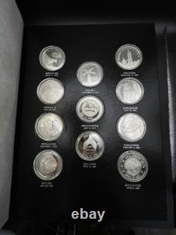 American Space Flight Silver Anniversary Medals Set 925 19.2 OZT