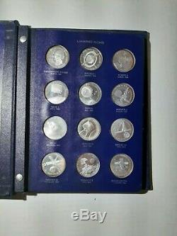 American in Space Ultra Rare Frist Edition Franklin Mint Silver Medal Proof Set