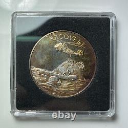 Apollo 13 Silver Coin Space Flown Metal Franklin Mint Recovery medal Moon Lunar