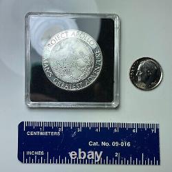 Apollo 13 Silver Coin Space Flown Metal Franklin Mint Recovery medal Moon Lunar
