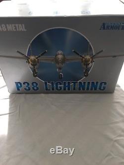 Armour Collection (Franklin Mint) Diecast Plane P38 Lightning 148 Scale