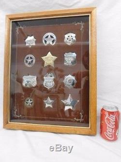 Badges Sheriff Deputy Marshall Ranger Police Franklin Mint 1987 Sterling Silver