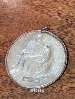 Beautiful Towle Sterling SilverMedallic Art Piete Michelangelo 1964 with Box
