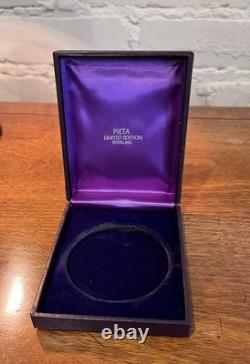 Beautiful Towle Sterling SilverMedallic Art Piete Michelangelo 1964 with Box