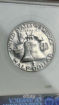 Beautifully Toned 1961 Silver Proof Franklin Half Dollar US Coin