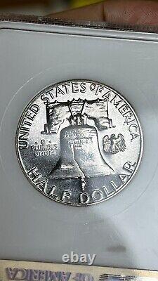 Beautifully Toned 1961 Silver Proof Franklin Half Dollar US Coin