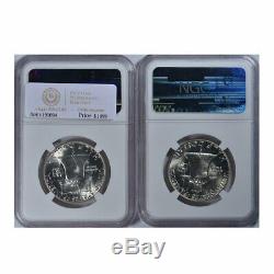 Benjamin Franklin Half Dollar Complete 35 Coin Set NGC MS64