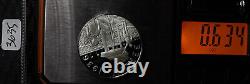 Berlin 1936 Olympics Franklin Mint 1977 torch lighting 925 Silver round C3635