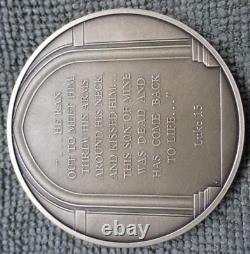 Bible Jesus Prodigal Son Parable Sterling Silver 925 Medal 131 Grm Franklin Mint