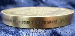 Bible Jesus Unmerciful Servant Sterling Silver 925 Medal 131 Grams Franklin Mint