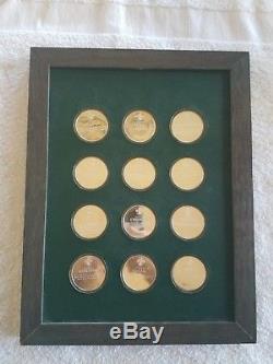 Boy Scouts of America Franklin Mint Norman Rockwell 12 Sterling Silver Coin Set