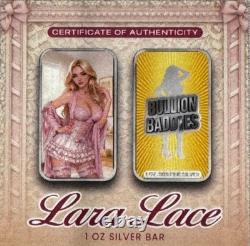 Bullion Baddies Lara Lace 1 oz. 999 Silver (Nice Edition) with COA