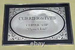 CURRIER & IVES CLIPPER SHIP 2.8toz. 999 Silver Franklin Mint