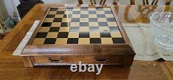 Camelot Chess Set 995 Silver 24 K Gold Plated Early Franklin Mint Ltd. Ed