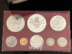 Cayman Islands Proof Set 1979 Franklin Mint Sterling Silver Coins 92.5%
