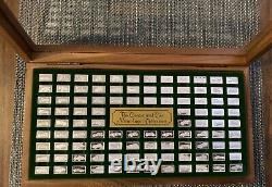 Centennial 100 Car Mini-Ingot Collection by Franklin Mint Sterling Silver bars