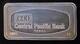 Central Pacific Bank Cpb Hawaii Franklin Mint Box-925 Silver 1000 Grains Art Bar