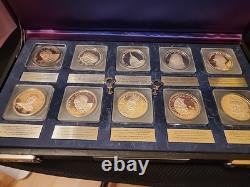Chase Commemorative Society Silver (. 999) Proof Set The First 9 Oz Silver