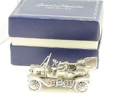 Circa 1970's franklin Mint 1911 Stanley Steamer With Box Sterling Silver