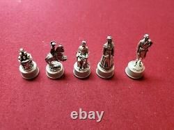 Civil War Chess Set, Gold & Silver Edition, Franklin Mint, Excellent condition